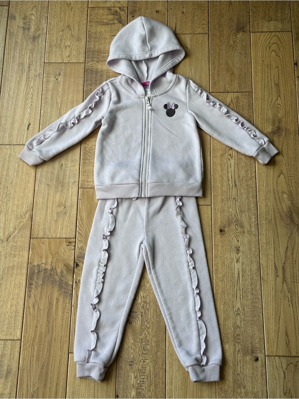 Disney Junior Minnie Mouse 2-Piece Ruffle Sweatsuit size 3T